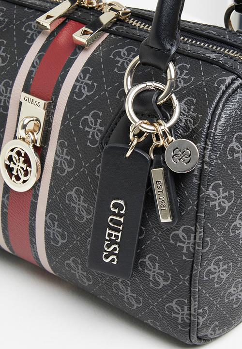 GUESS - Jensen box satchel - coal