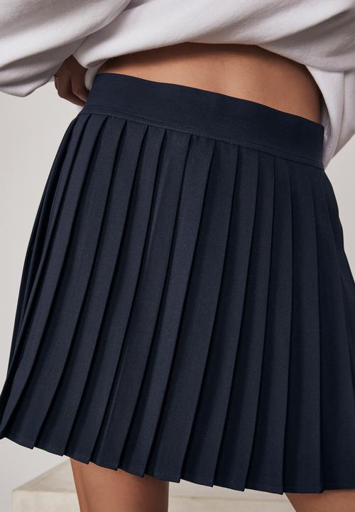Factorie - Mini pleat skirt - navy blazer