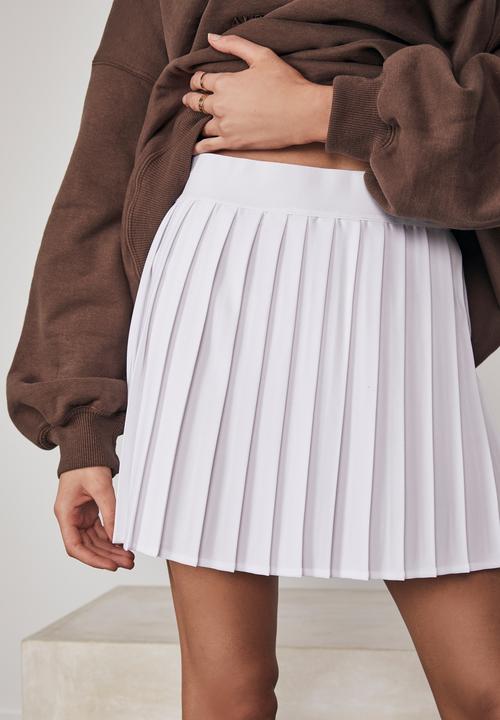 Factorie - Mini pleat skirt - white