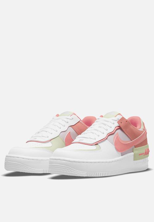 Nike - Air Force 1 shadow - white/magic ember-crimson bliss-lime ice