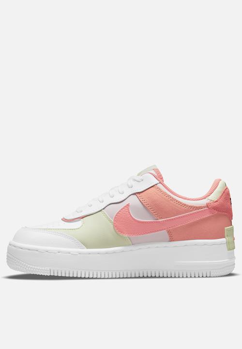 Nike - Air Force 1 shadow - white/magic ember-crimson bliss-lime ice