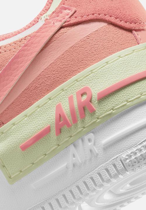 Nike - Air Force 1 shadow - white/magic ember-crimson bliss-lime ice