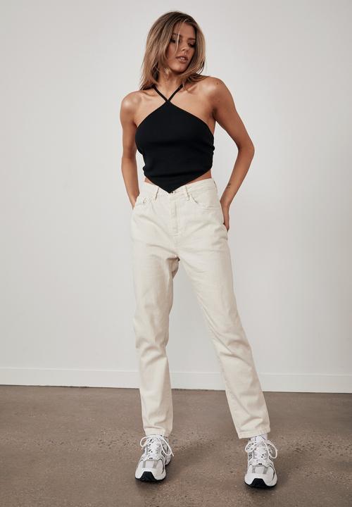 Factorie - Rib bandana top - black
