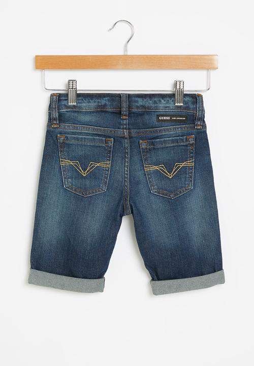 GUESS - Denim shorts - blue
