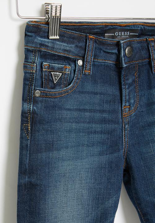 GUESS - Denim shorts - blue