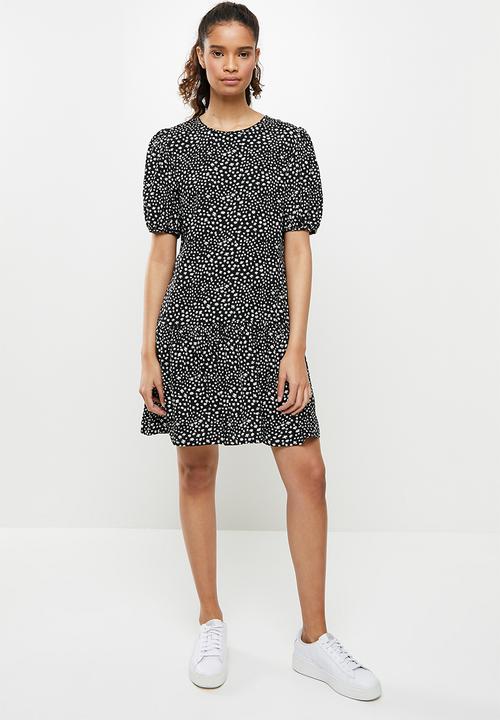 Blake - Drop waisted mini - black