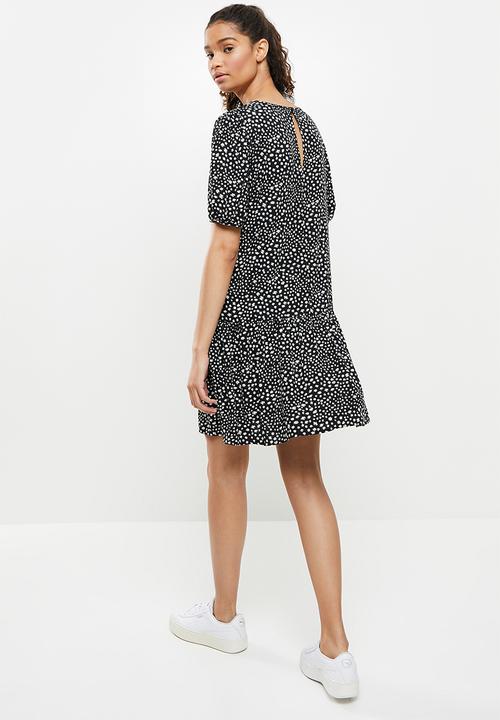 Blake - Drop waisted mini - black