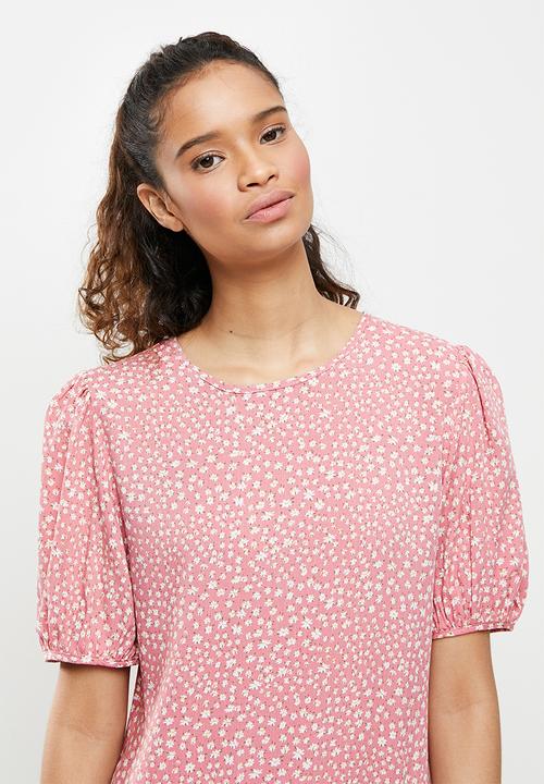 Blake - Drop waisted mini - pink