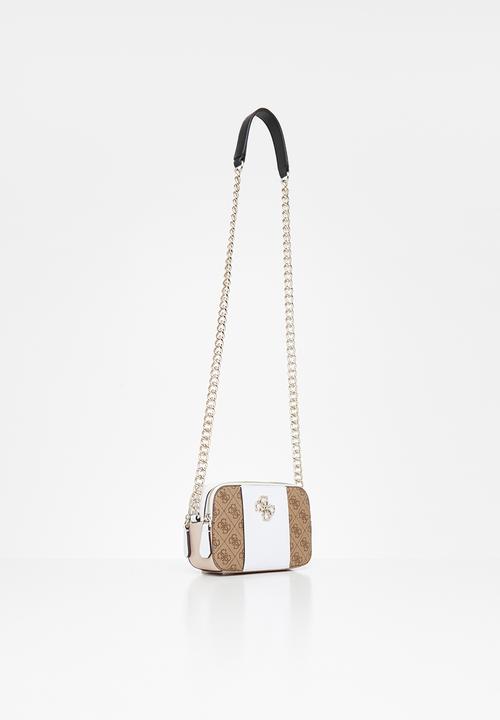 GUESS - Noelle crossbody camera - latte 