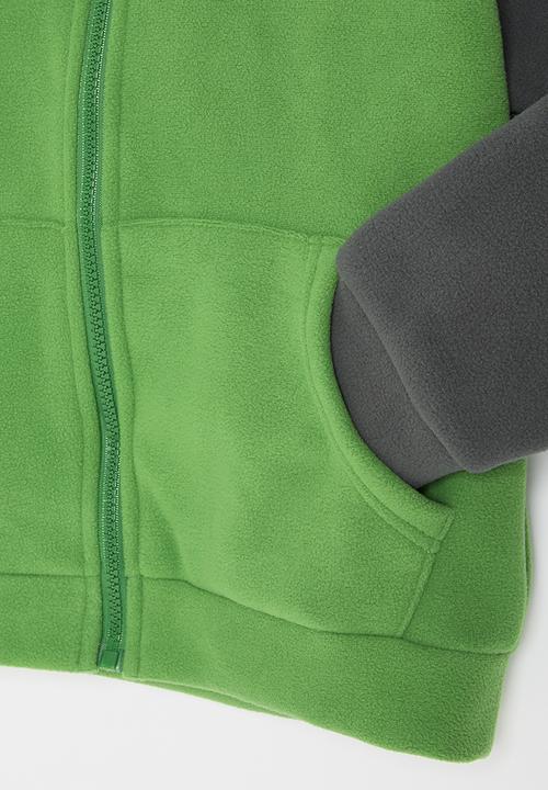 Pop Candy - Polar-fleece sweatshirt - green & grey