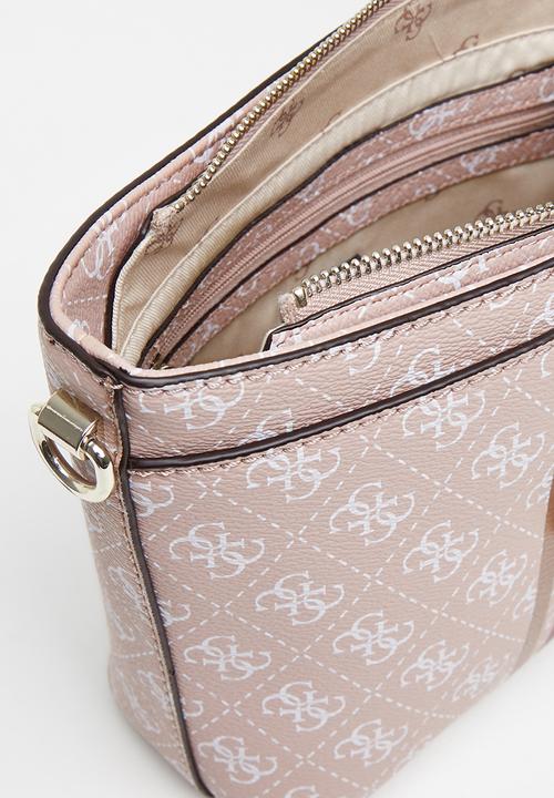GUESS - Jensen crossbody bucket - rose