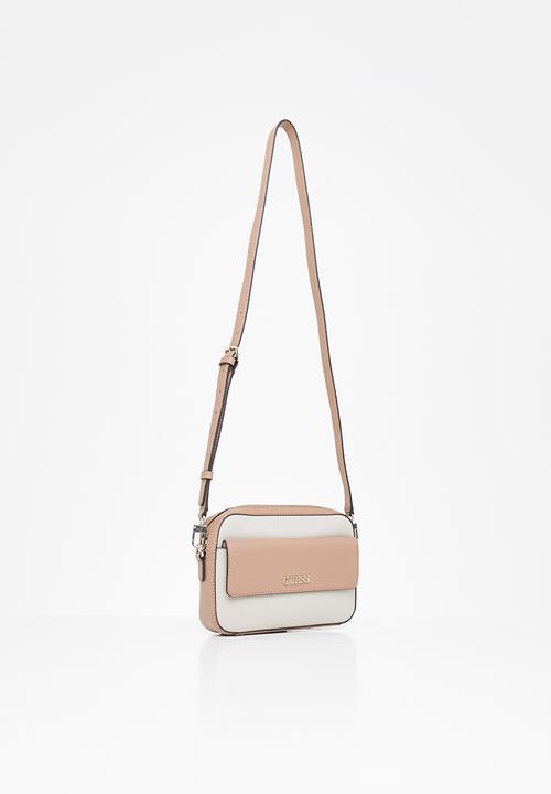 GUESS - Leslie crossbody top zip - stone 