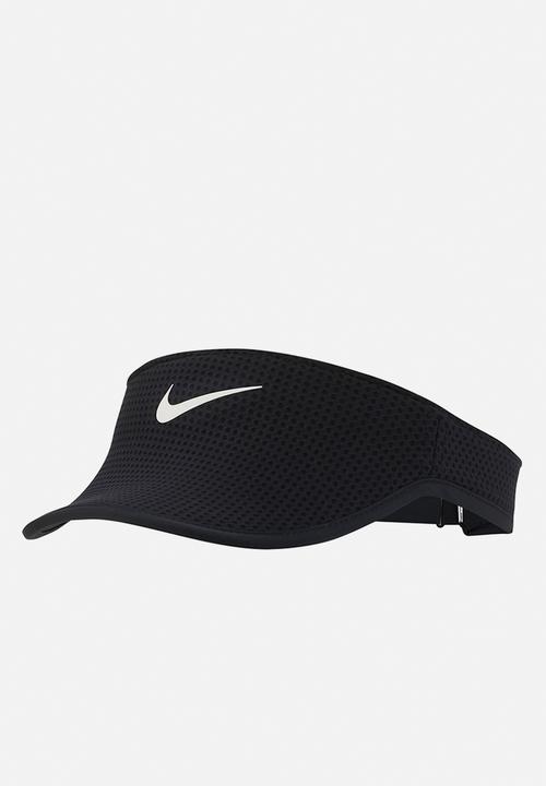 all black nike visor