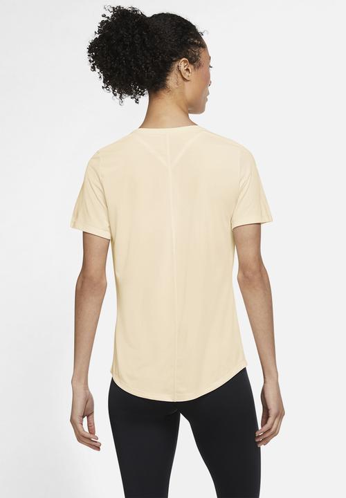 Nike - Nsw short sleeve top - beige 