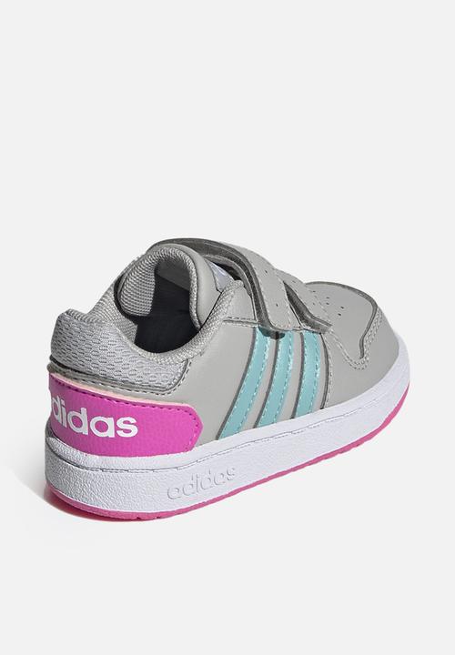 adidas Originals - Hoops 2.0 cmf i - grey two/mint ton/screaming pink