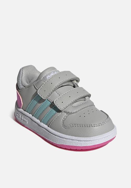 adidas Originals - Hoops 2.0 cmf i - grey two/mint ton/screaming pink