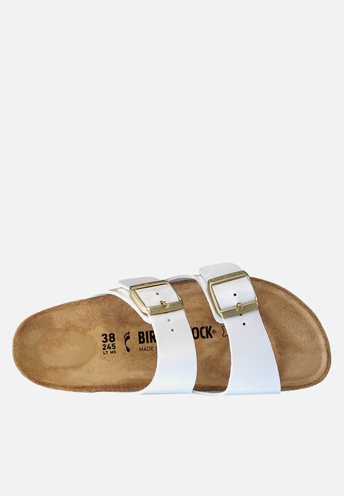 Birkenstock - Arizona birko-flor patent narrow - white