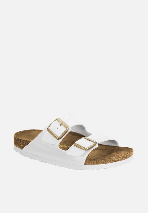 Birkenstock - Arizona birko-flor patent narrow - white