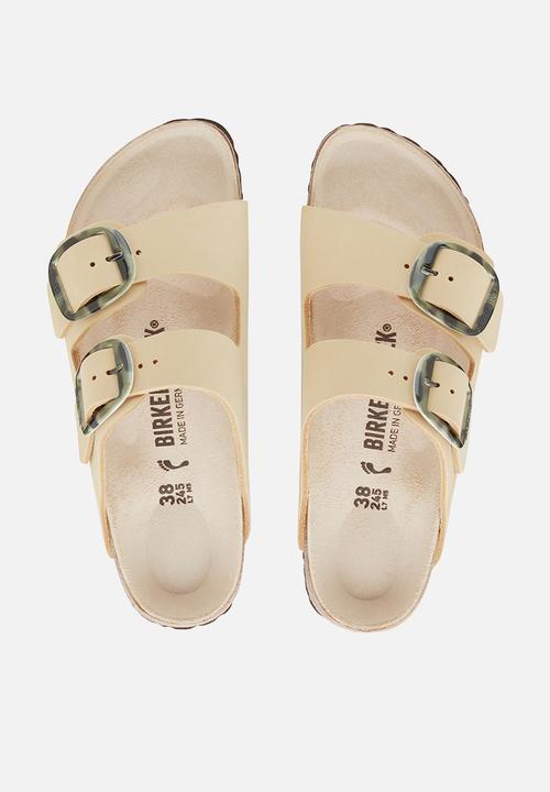 Birkenstock - Arizona big buckle nubuck regular  - almond