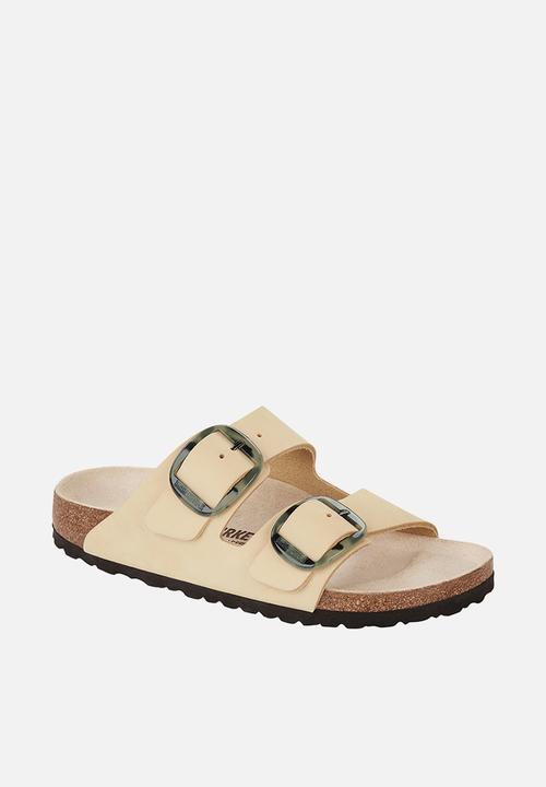 Birkenstock - Arizona big buckle nubuck regular  - almond