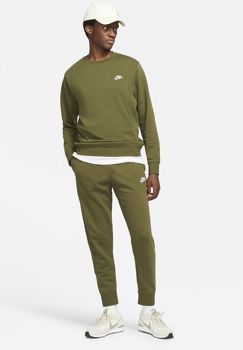 Nike - NSW Club Fleece Joggers FT - rough green/rough green/white
