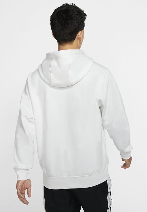 Nike - NSW Club BB Men's Graphic Pullover Hoodie - white/black