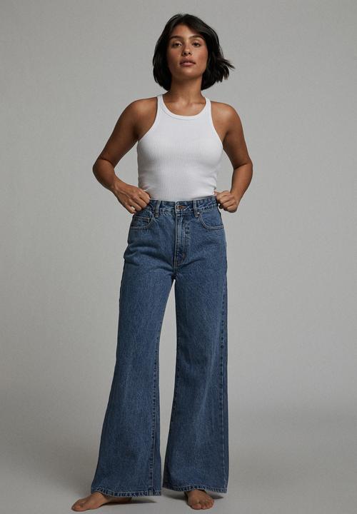Cotton On - Petite wide leg jean - lucky blue