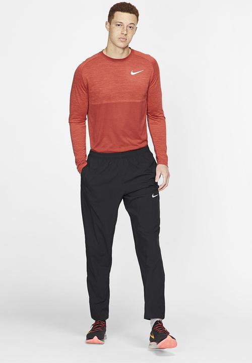 Nike - M nk df run stripe wvn pant - black
