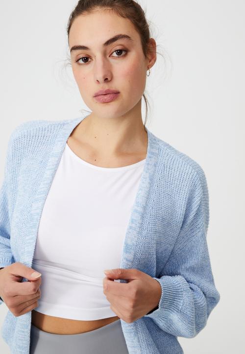 Cotton On - Cotton crop cardi - blue