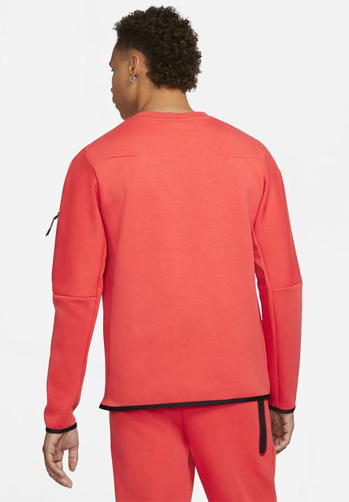 Nike - Nsw tch flc crw - lobster & black