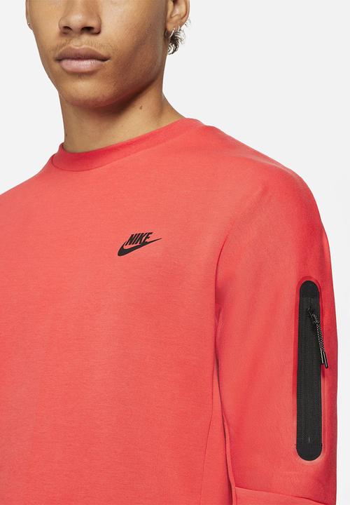 Nike - Nsw tch flc crw - lobster & black