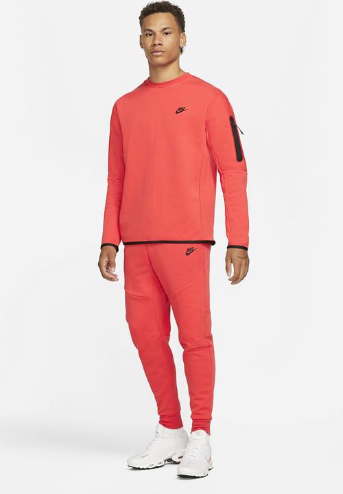 Nike - Nsw tch flc crw - lobster & black