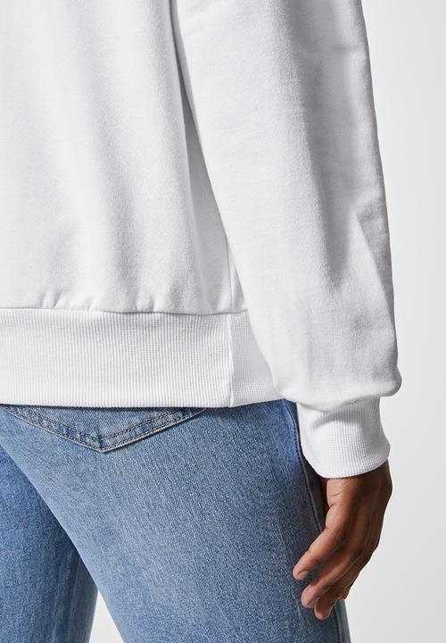 Superbalist - Slogan crew sweat - white