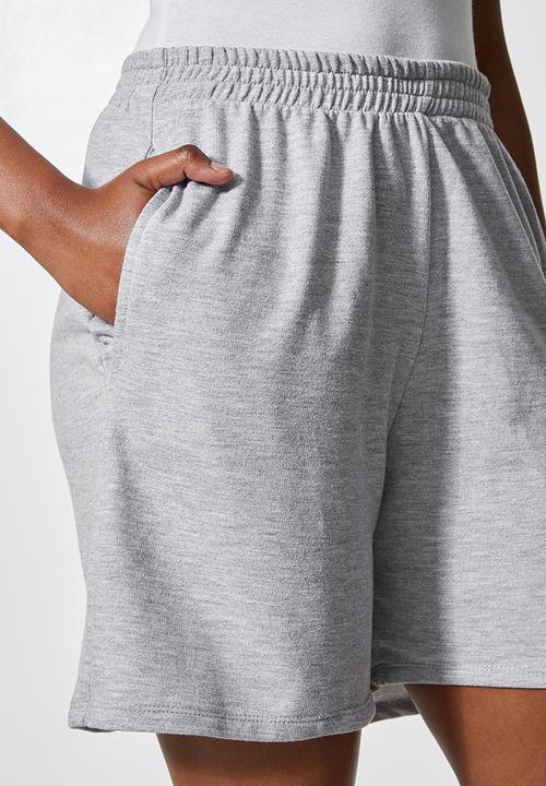 Superbalist - Longer jogger shorts - light grey melange