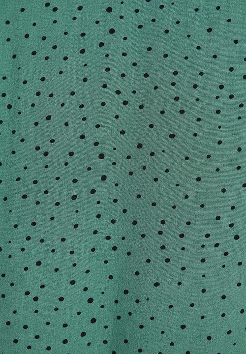 MILLA - Mini smock dress - green & black 