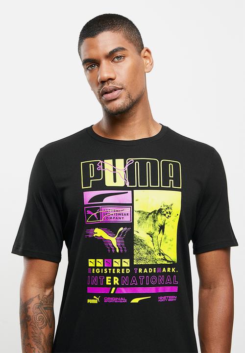 PUMA - Puma box tee - black