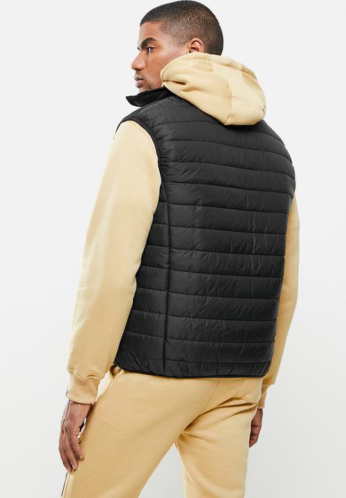 Lonsdale - Sleeveless puffer jacket - black