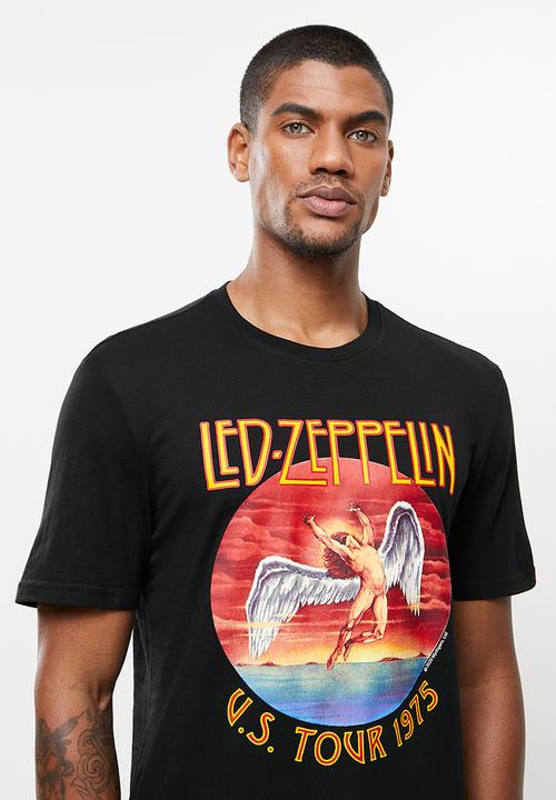 Only & Sons - Onsledzeppelin life reg short sleeve tee - black