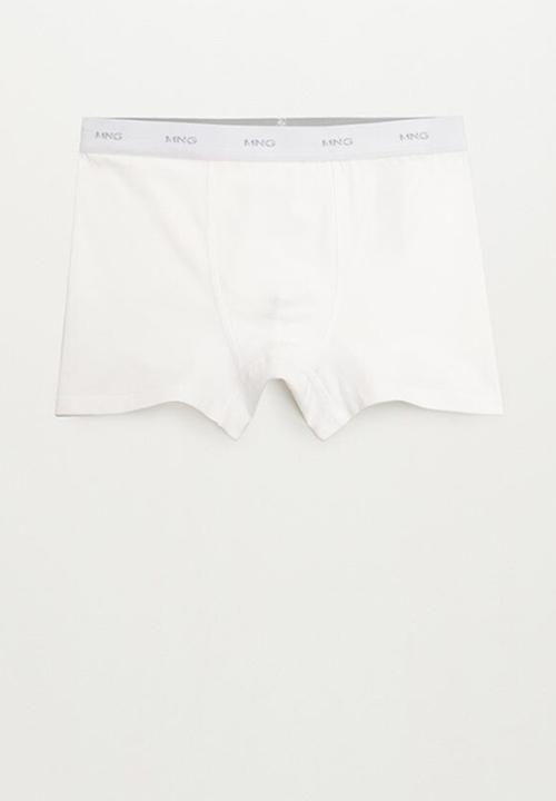 MANGO - Boxers solid8 3-pack - white