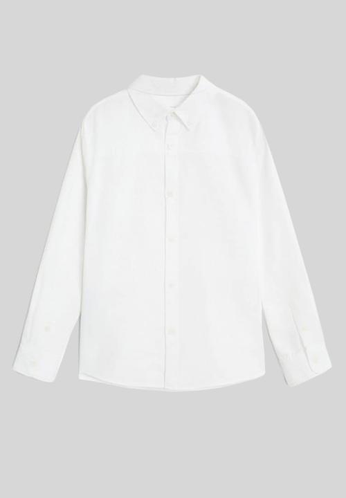 MANGO - Shirt oxford - white