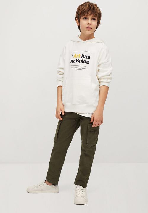 MANGO - Sudadera creative - white