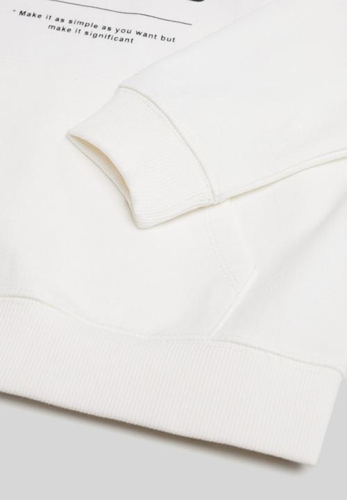 MANGO - Sudadera creative - white