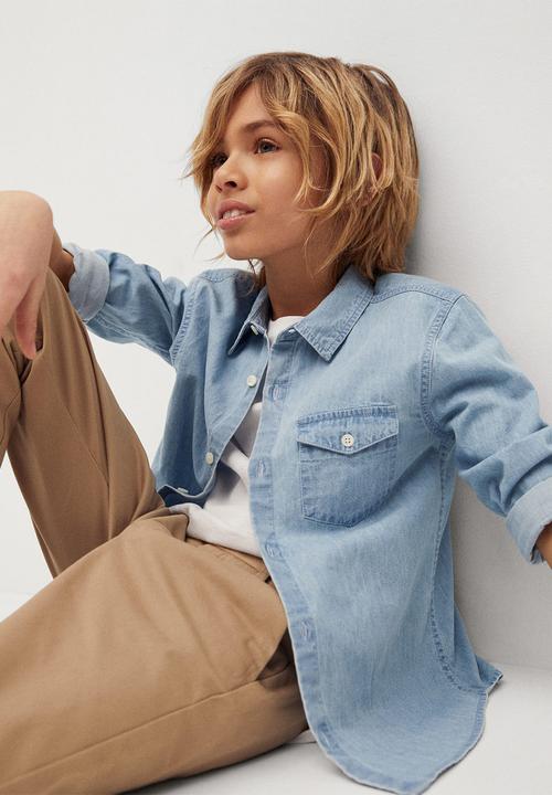 MANGO - Camisa daniel - blue