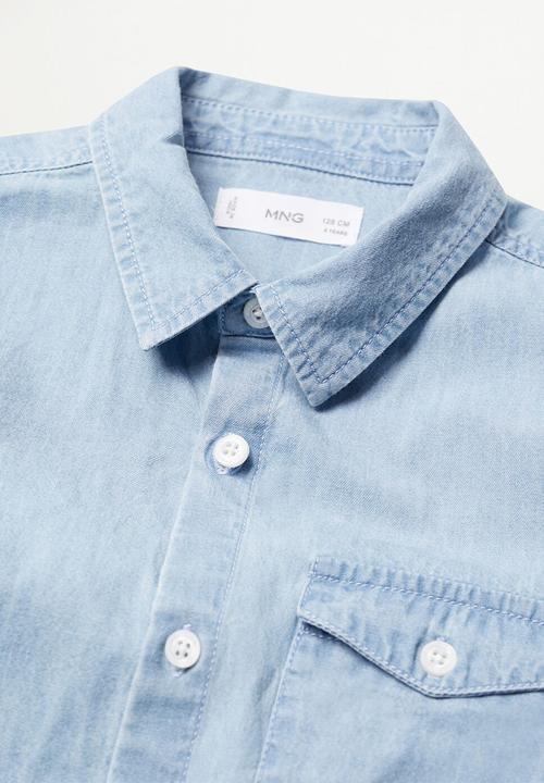 MANGO - Camisa daniel - blue