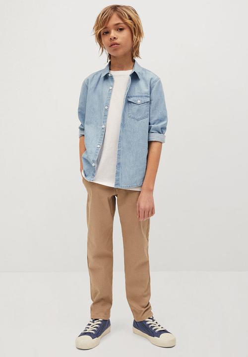 MANGO - Camisa daniel - blue