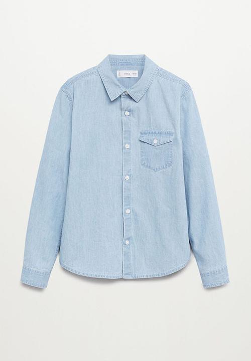 MANGO - Camisa daniel - blue
