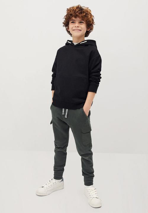 MANGO - Sweatshirt hood - black