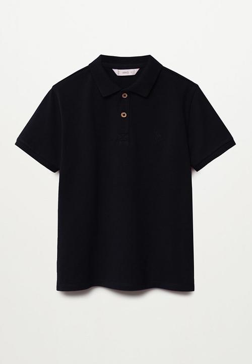 MANGO - T-shirt polo-i - black