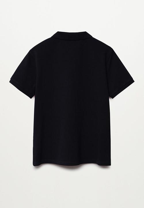 MANGO - T-shirt polo-i - black