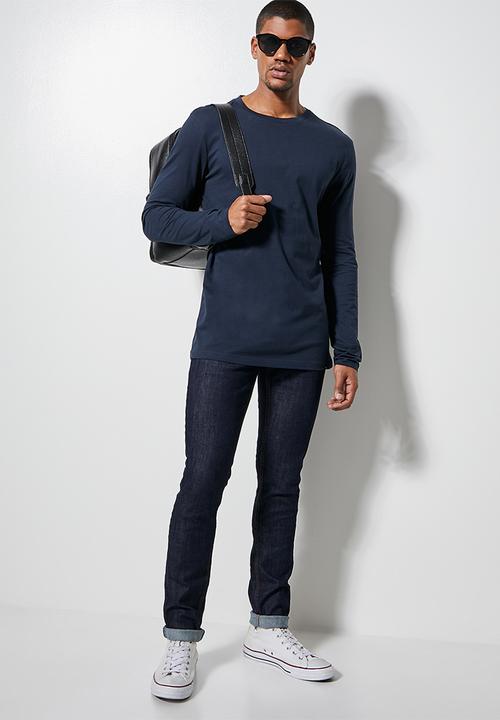 Superbalist - 3 Pack Nate long sleeve crew neck tee - multi